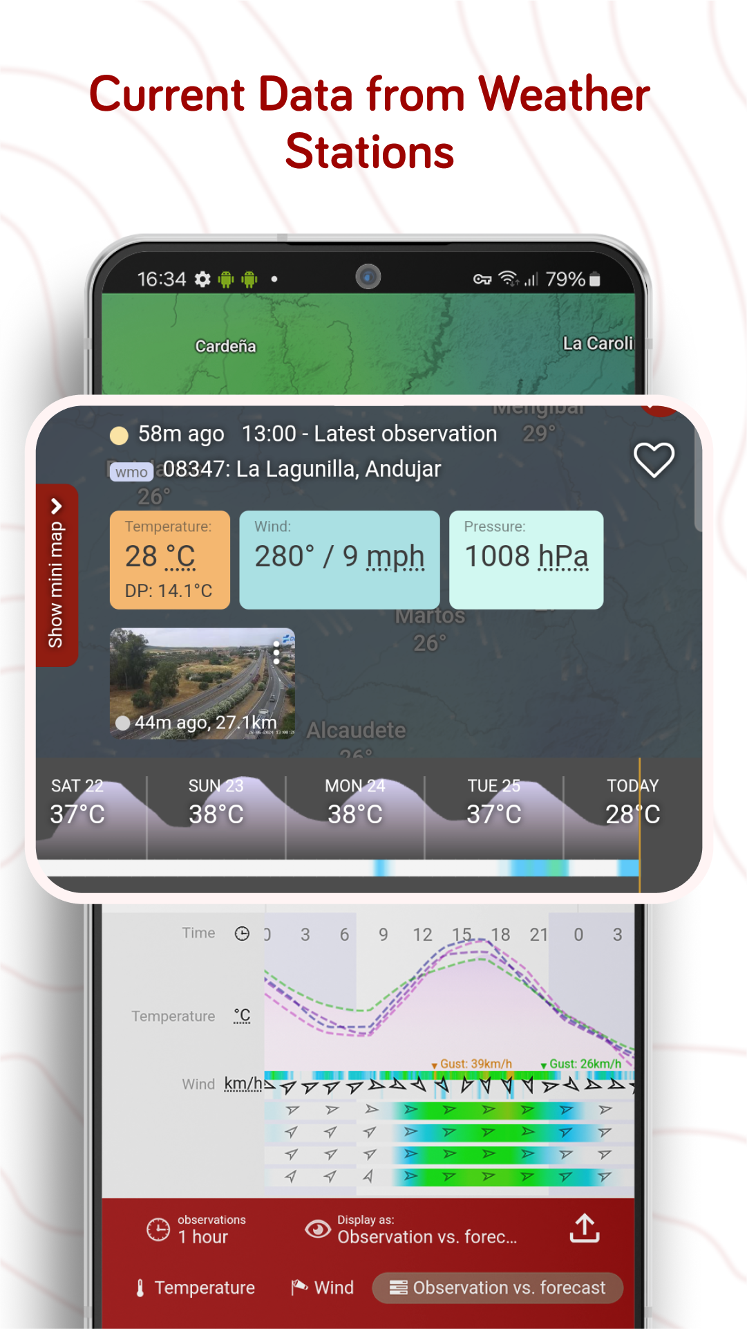اسکرین شات 6 برنامه Windy.com - Weather Forecast