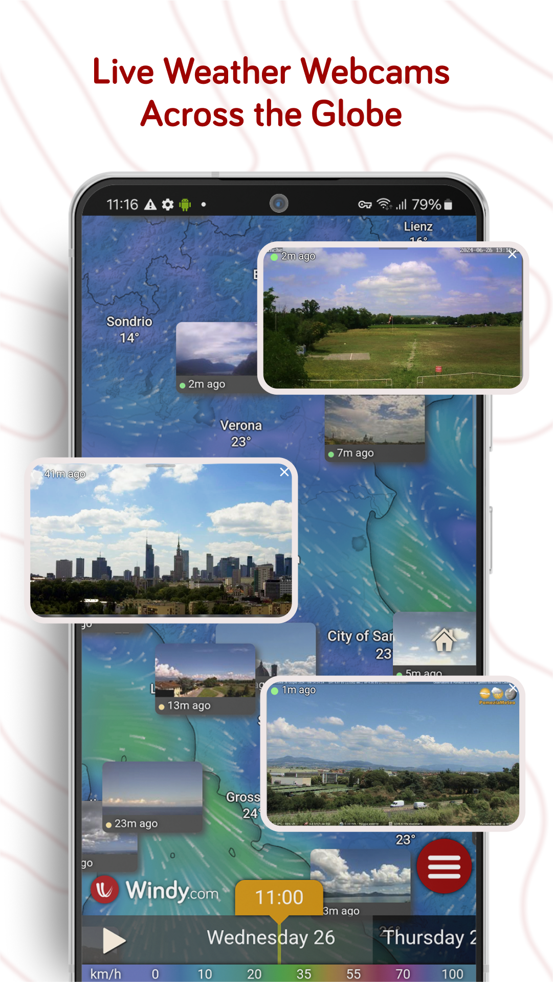 اسکرین شات 7 برنامه Windy.com - Weather Forecast