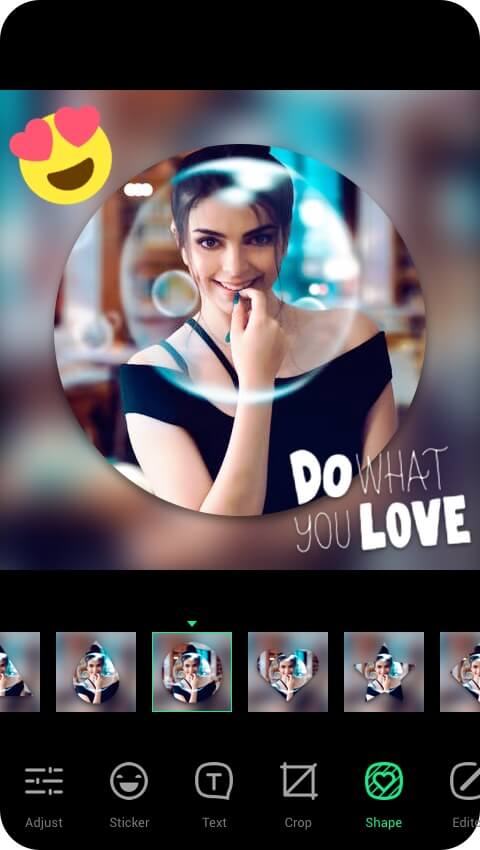 اسکرین شات 6 برنامه Snap Pic Collage Photo Editor
