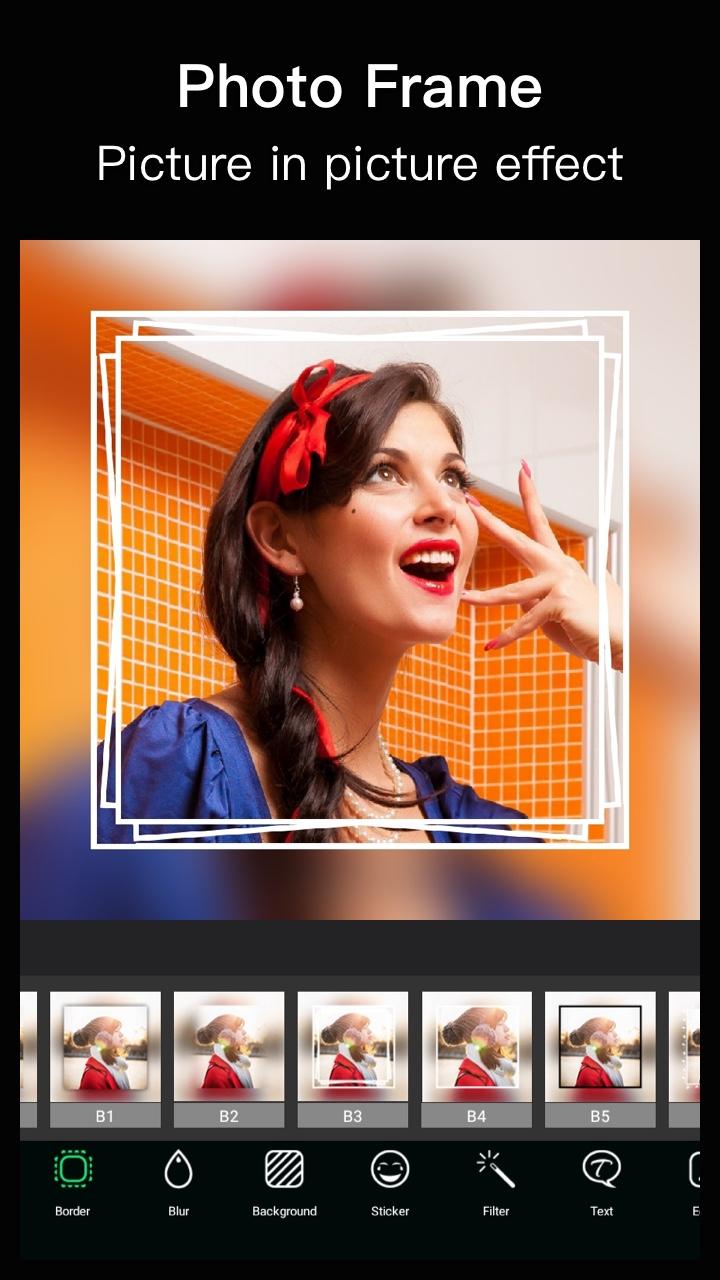 اسکرین شات 4 برنامه Snap Pic Beauty Selfie Camera