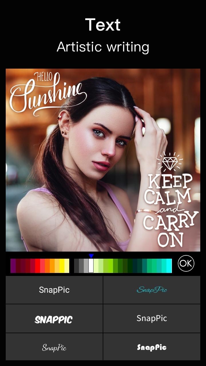 اسکرین شات 7 برنامه Snap Pic Beauty Selfie Camera