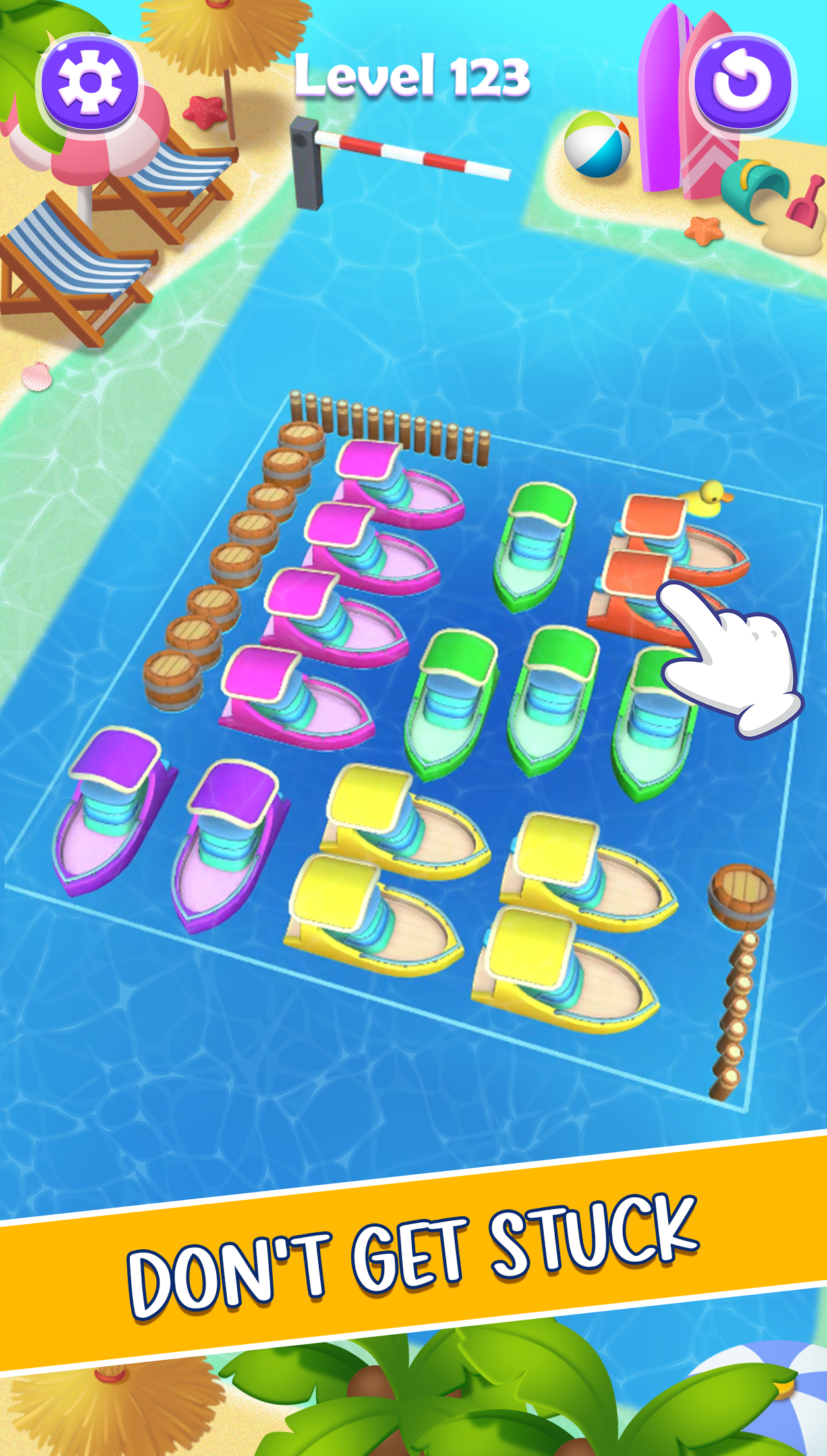 اسکرین شات 2 بازی Parking Jam 3D: Boat Game