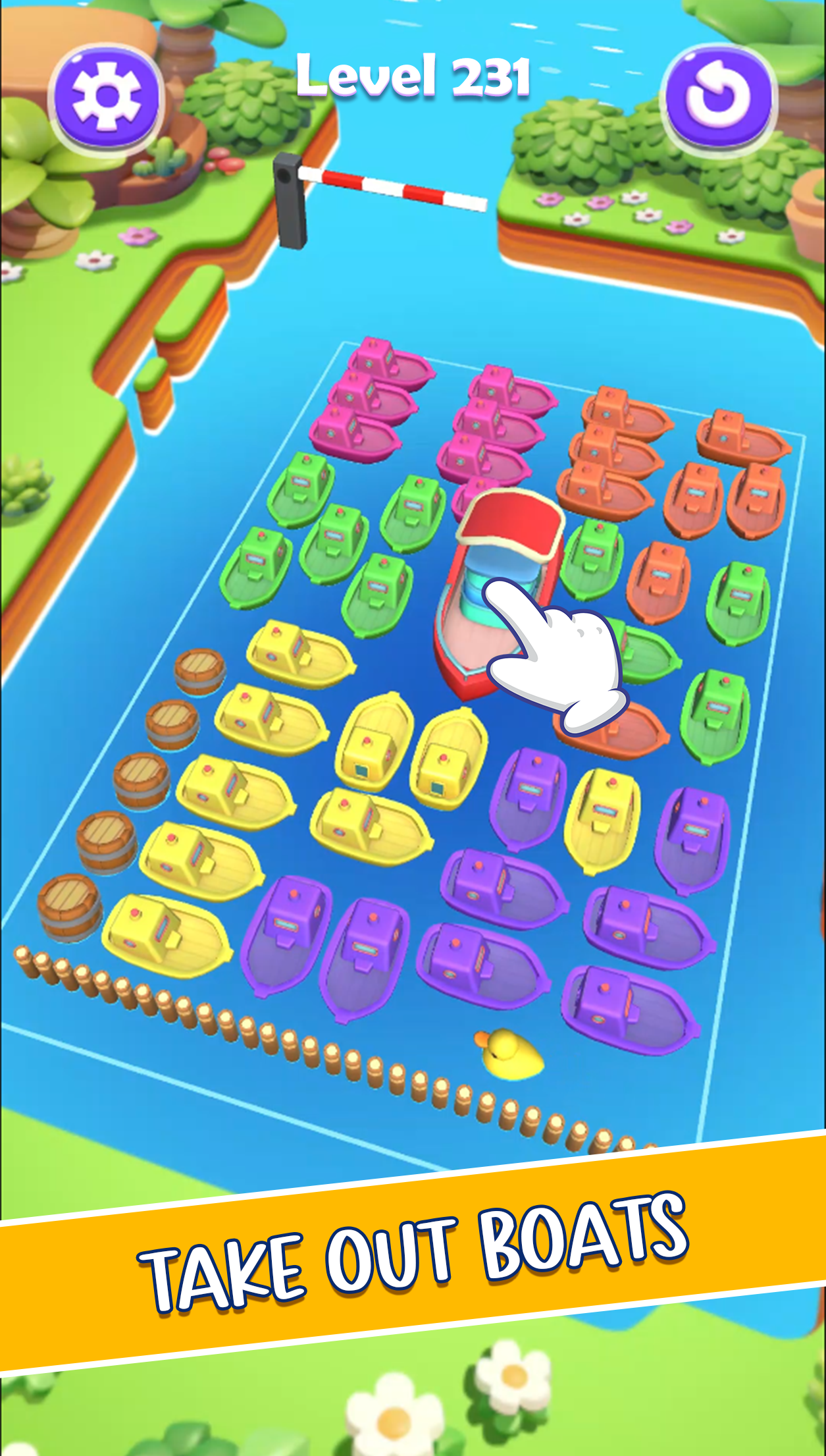 اسکرین شات 1 بازی Parking Jam 3D: Boat Game