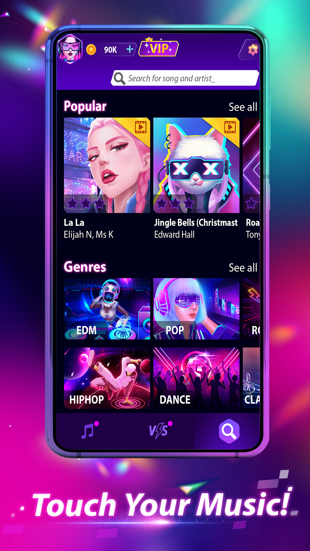 اسکرین شات 3 بازی Piano Beat - EDM Music Tiles