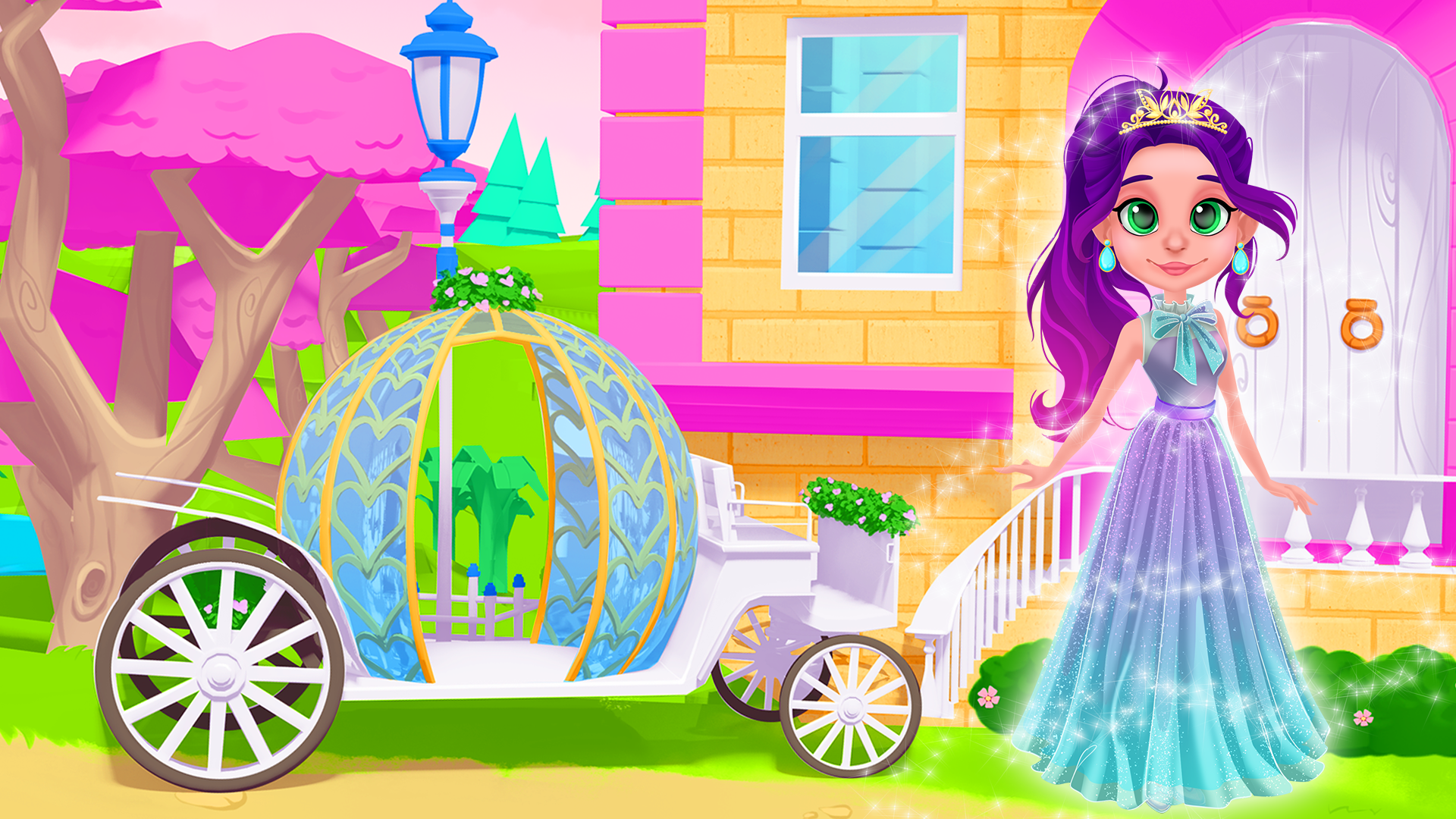 اسکرین شات 5 برنامه Violet Cinderella Castle Clean