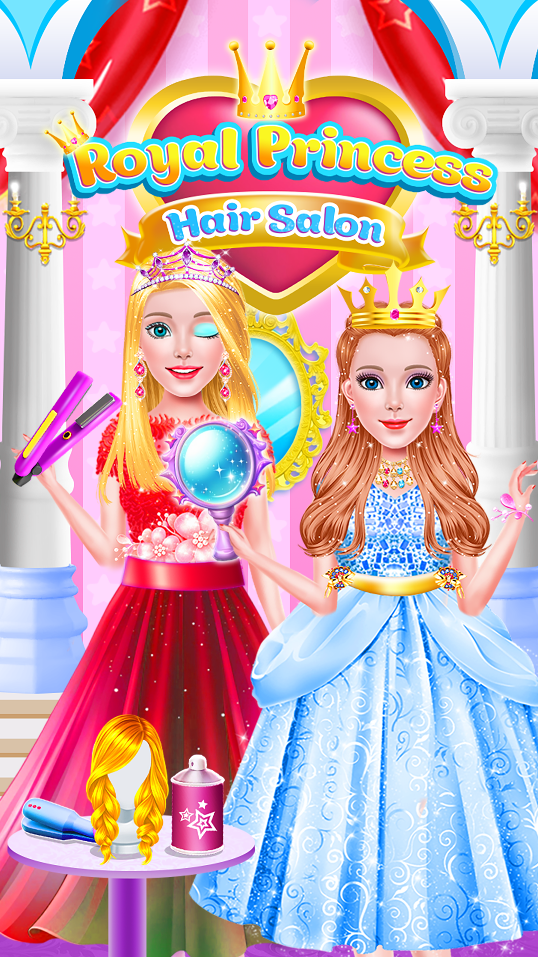 اسکرین شات 2 بازی Royal Princess Hair Salon