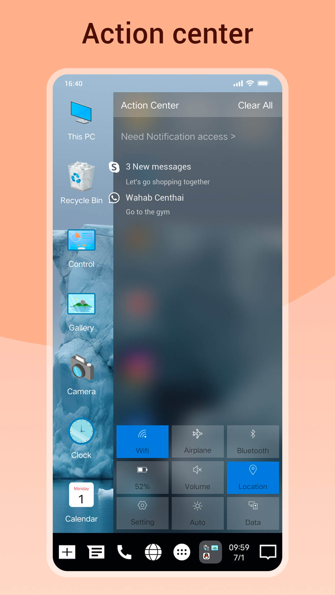 اسکرین شات 7 برنامه Winner Launcher for Windows UE