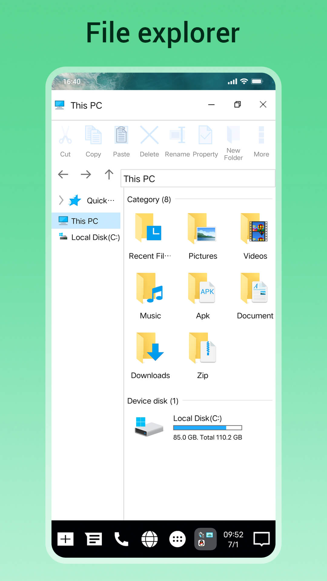 اسکرین شات 5 برنامه Winner Launcher for Windows UE
