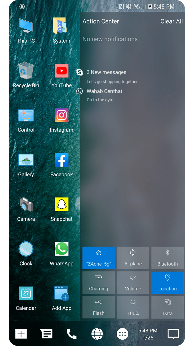 اسکرین شات 3 برنامه Winner Launcher for Windows UE
