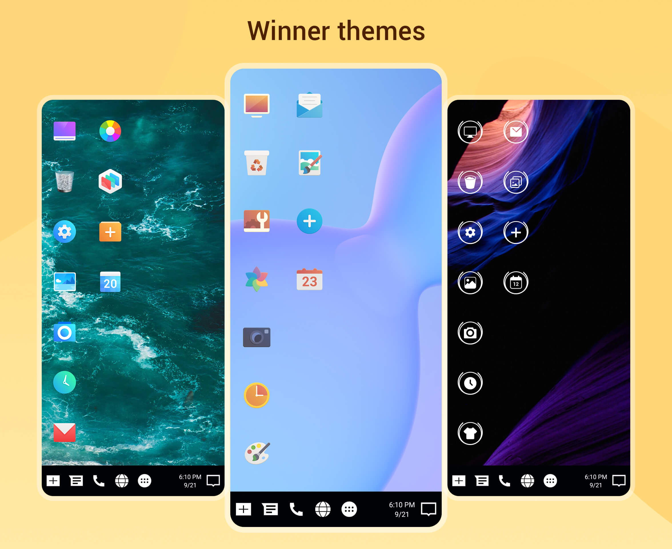 اسکرین شات 3 برنامه Winner Launcher for Windows UE