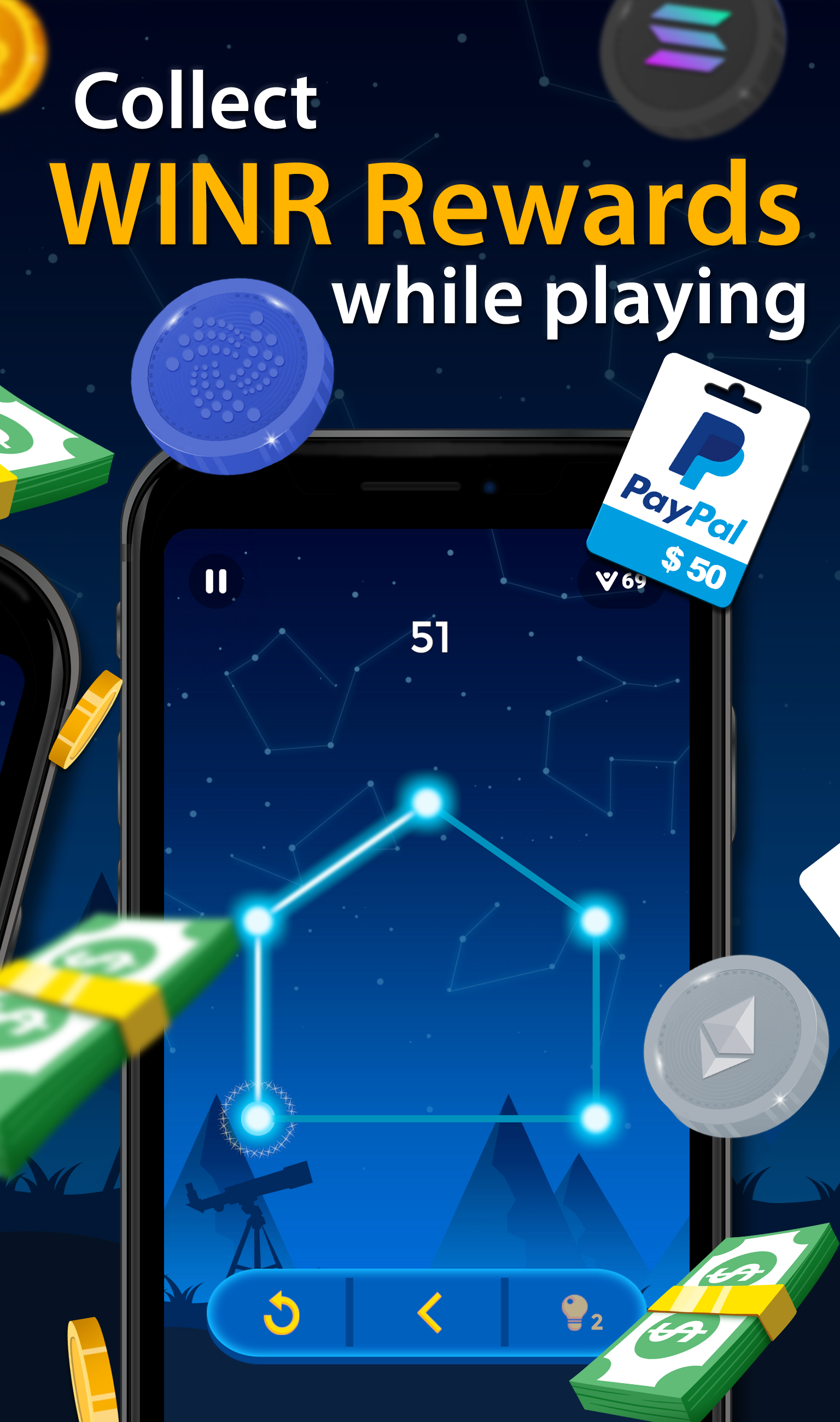 اسکرین شات 2 بازی Connect One - Make Money