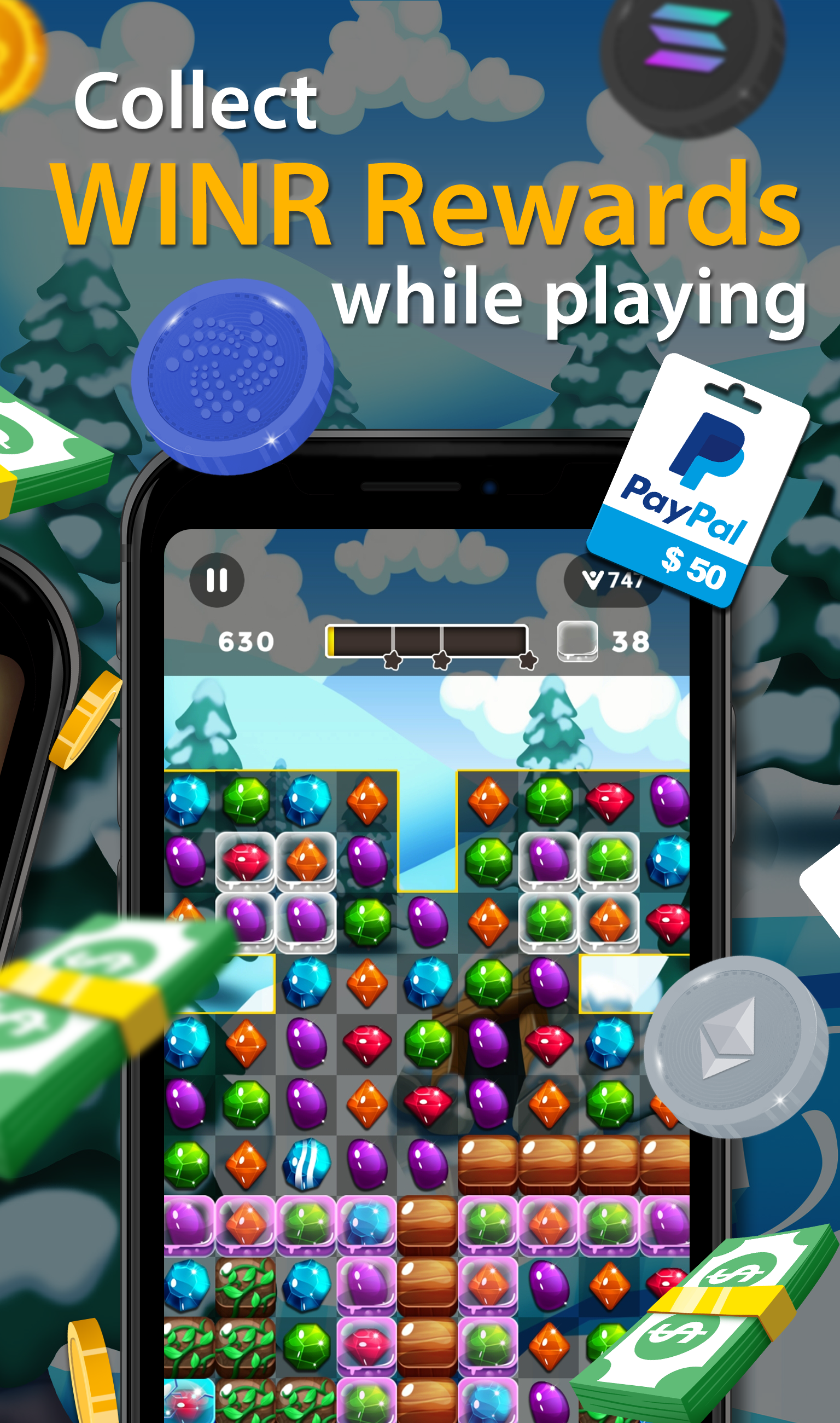 اسکرین شات 2 بازی Gem Drop - Make Money