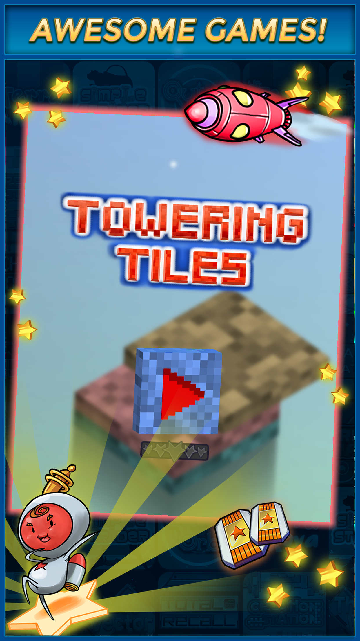 اسکرین شات 2 بازی Towering Tiles - Make Money