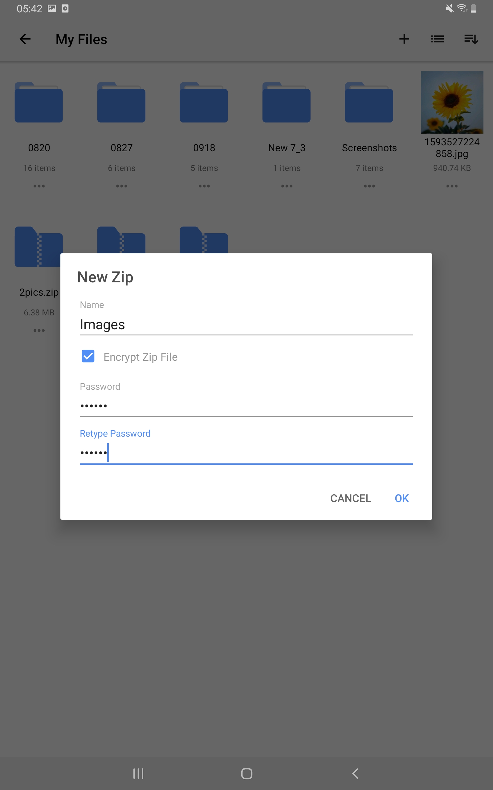 اسکرین شات 3 برنامه WinZip – Zip UnZip Tool