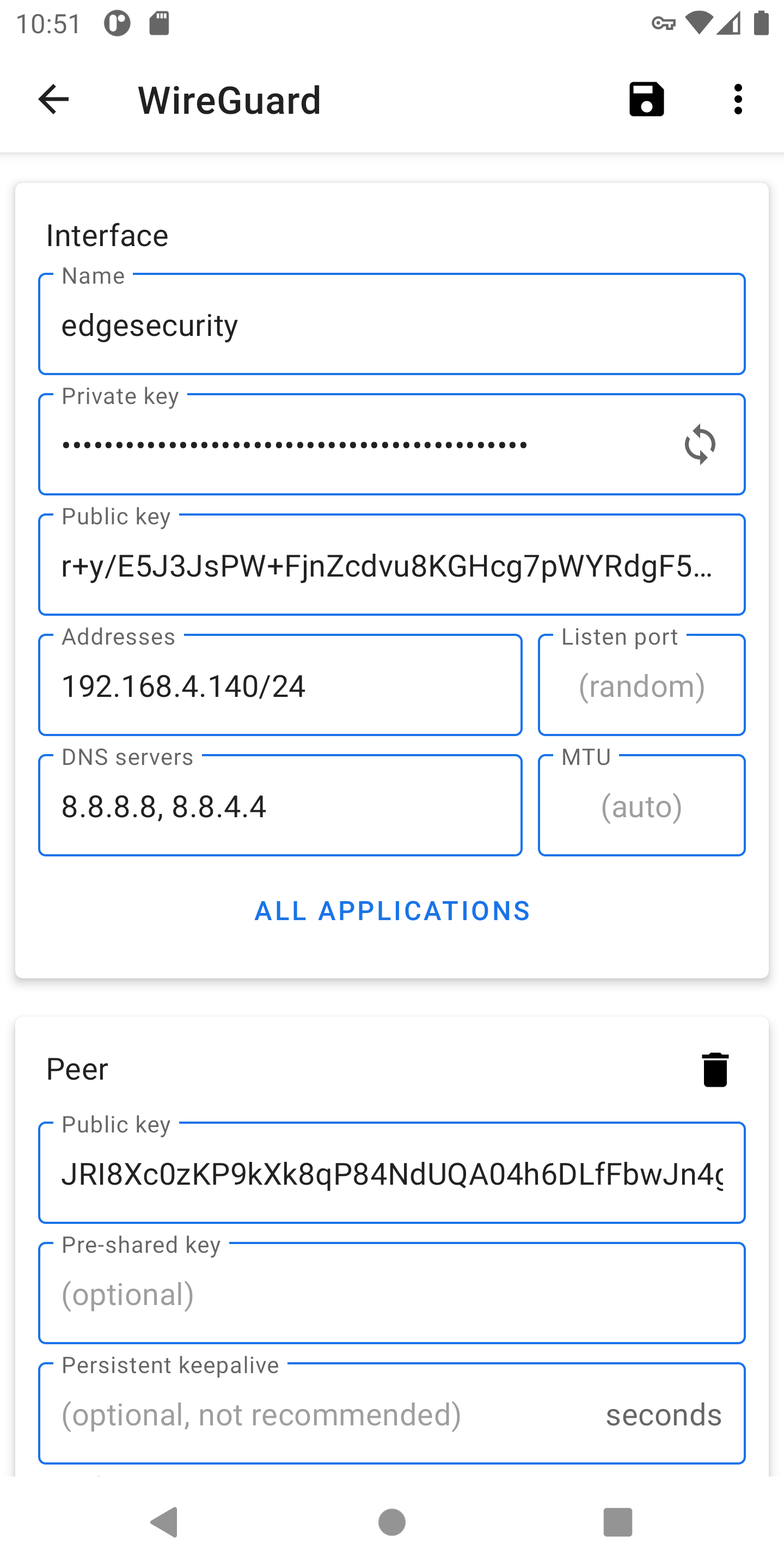 اسکرین شات 3 برنامه WireGuard