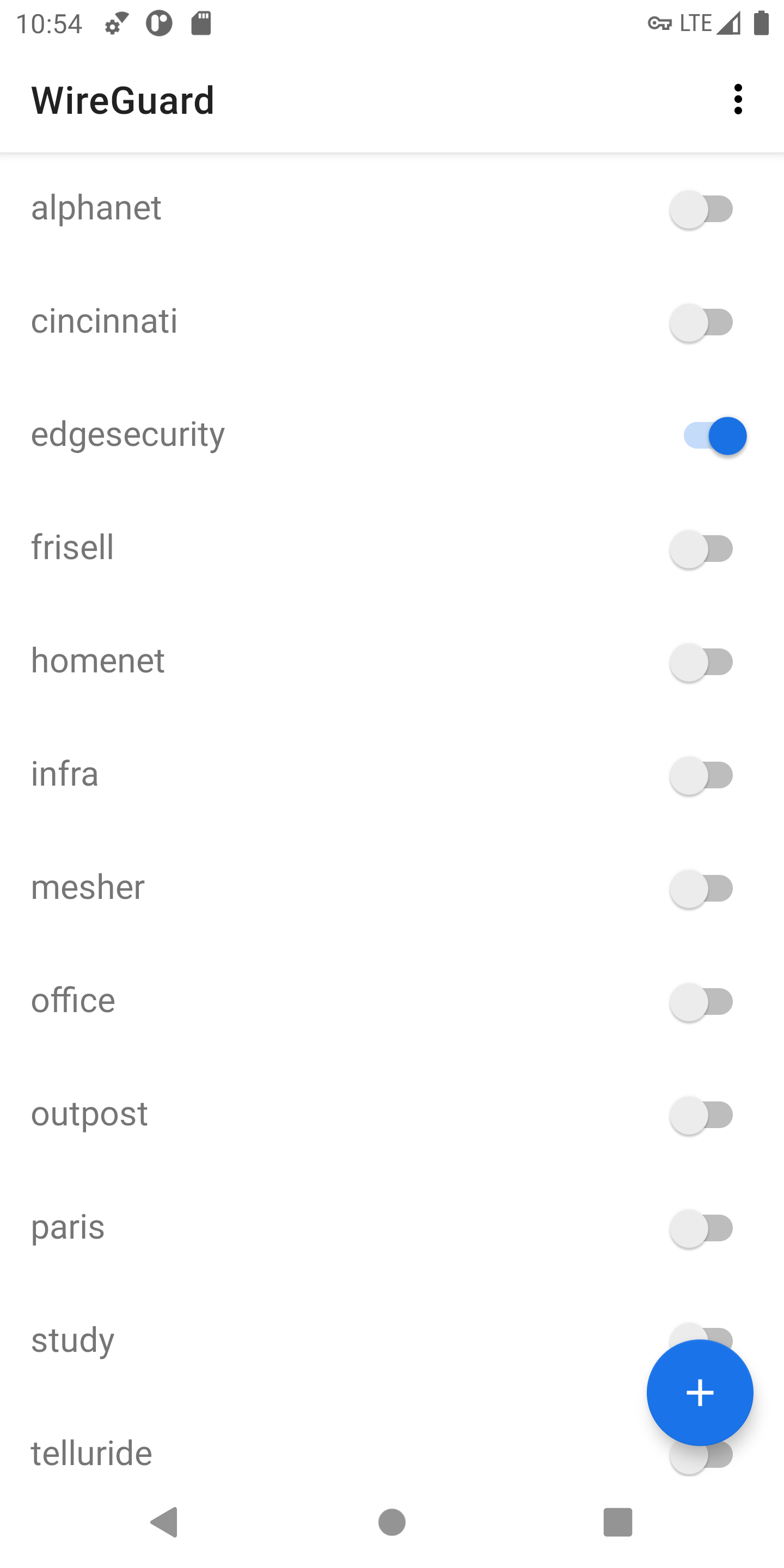 اسکرین شات 1 برنامه WireGuard