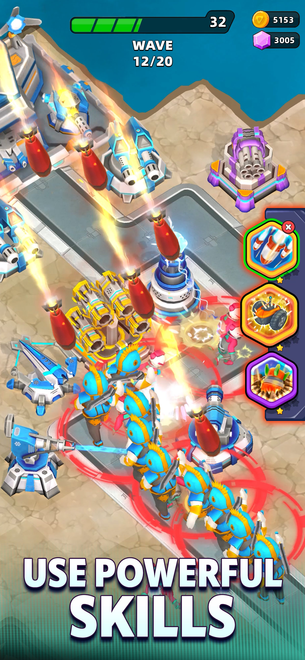اسکرین شات 5 بازی Raid Rush: Tower Defense TD
