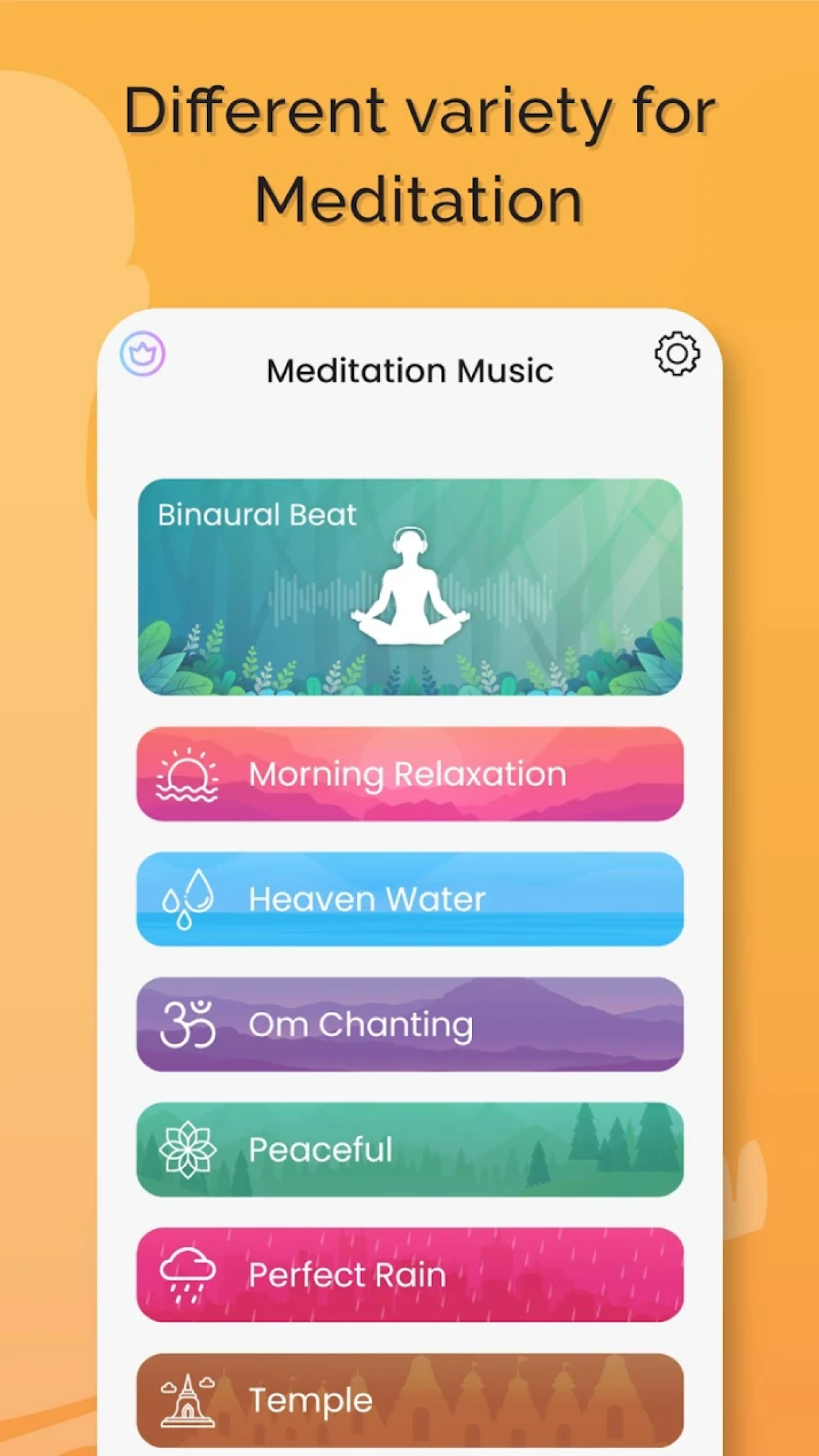 اسکرین شات 2 برنامه Meditation Music - Yoga, Relax