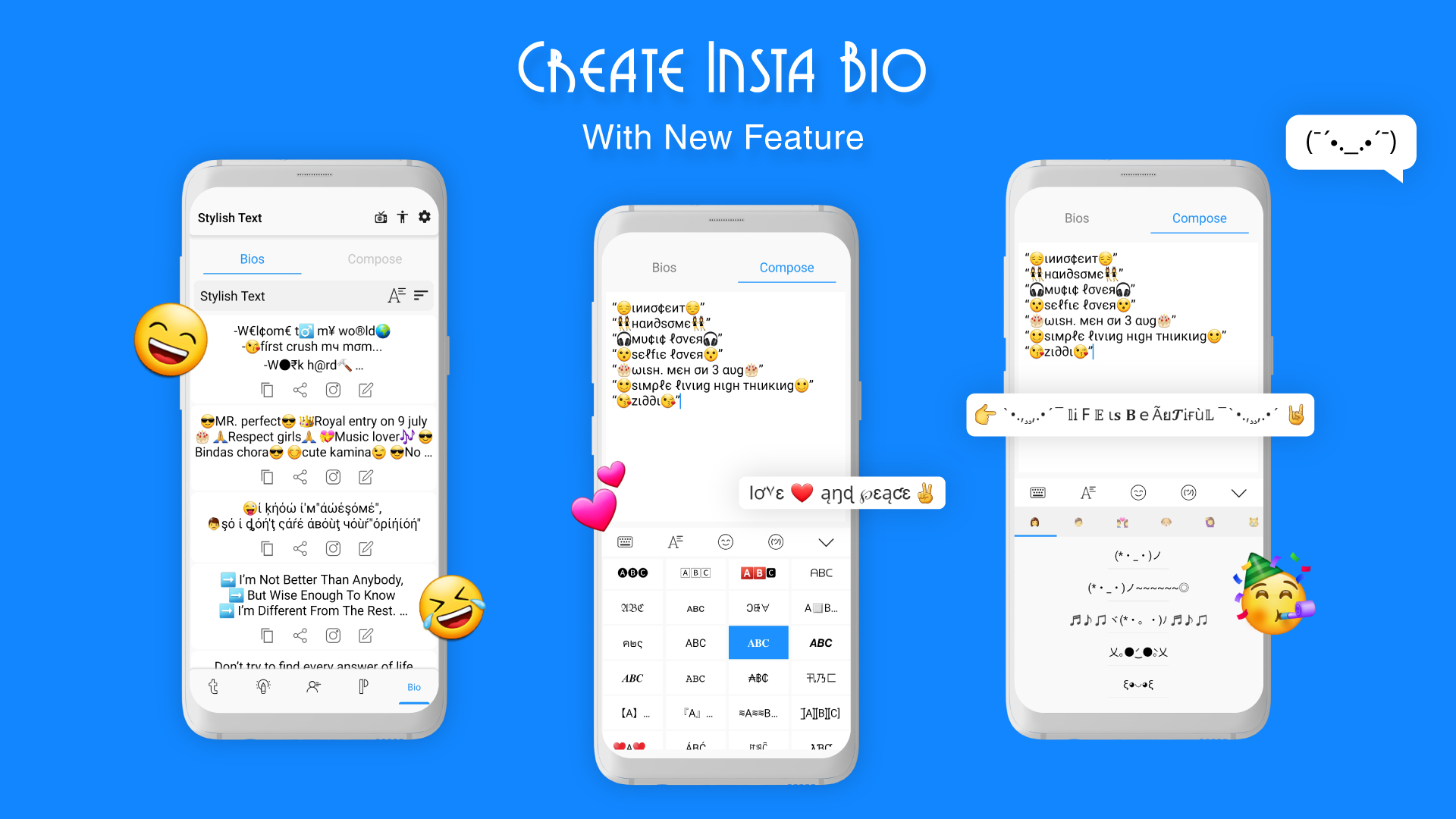 اسکرین شات 5 برنامه Stylish Text, Fonts & Keyboard
