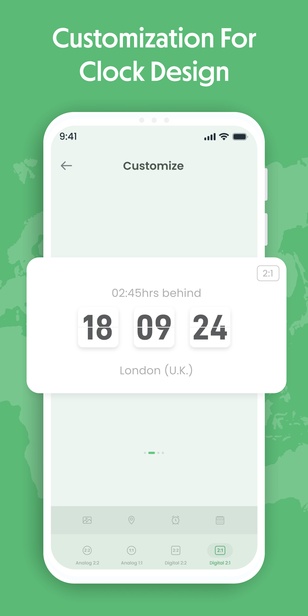 اسکرین شات 5 برنامه World Clock Widget