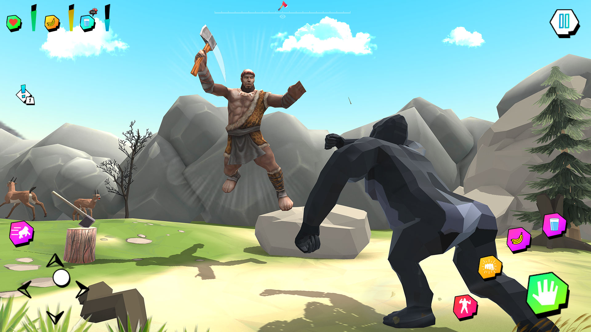 اسکرین شات 4 بازی Wild Gorilla Family Simulator