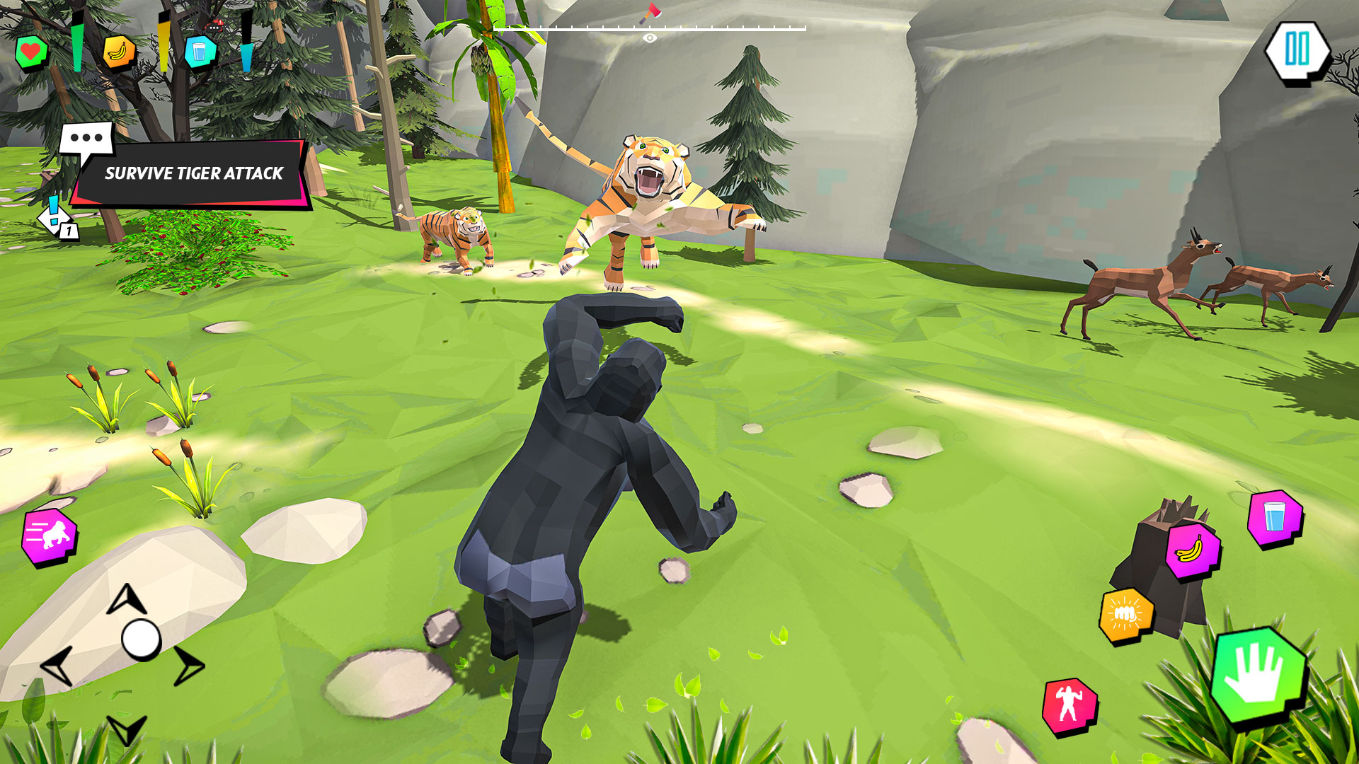 اسکرین شات 3 بازی Wild Gorilla Family Simulator