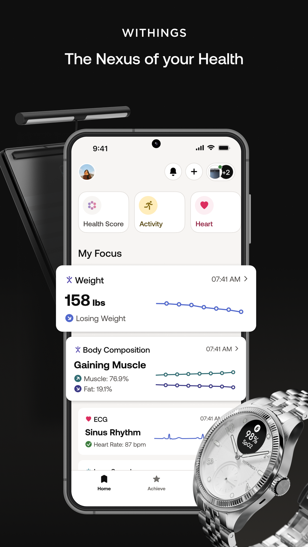 اسکرین شات 1 برنامه Withings
