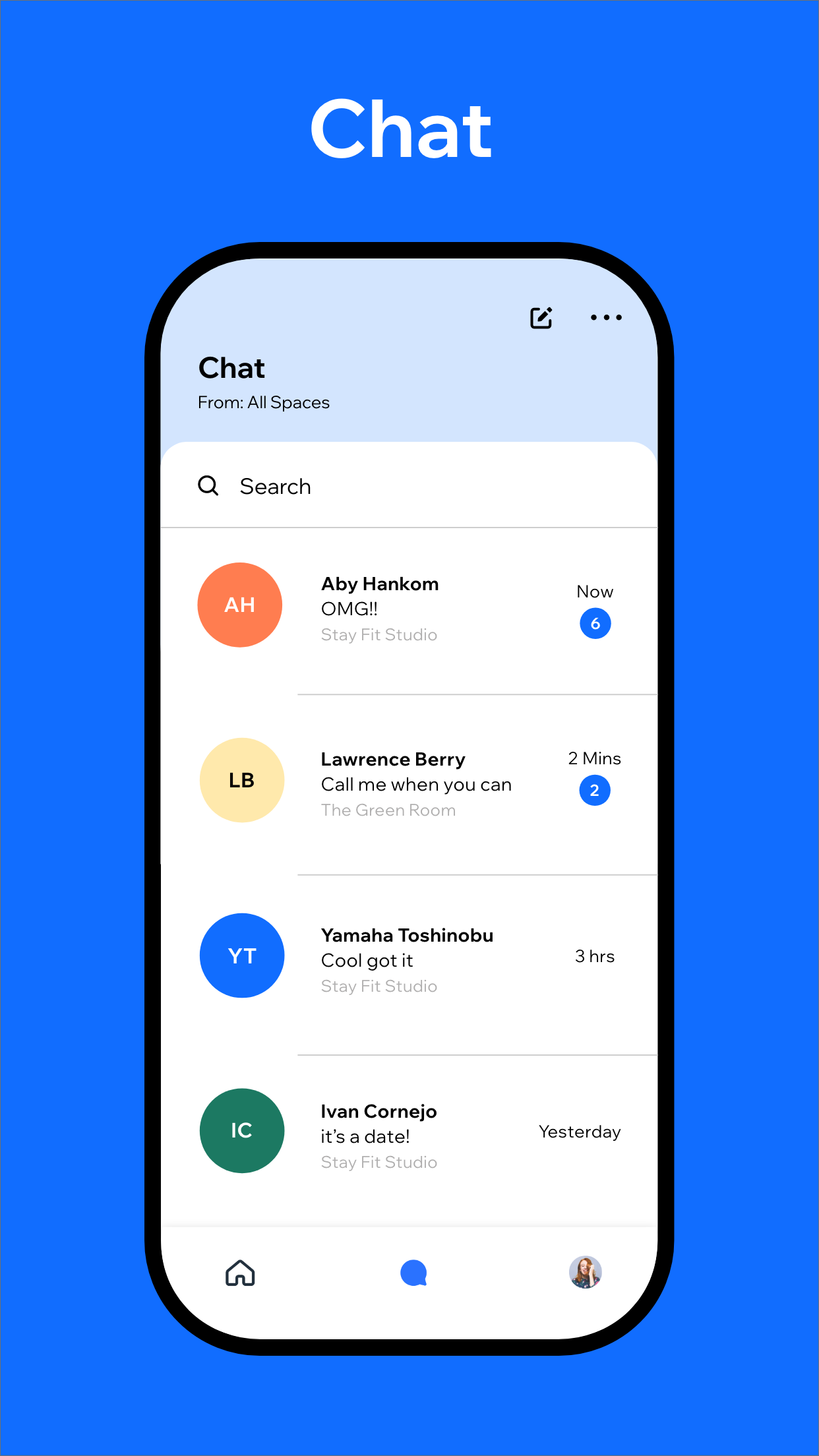 اسکرین شات 7 برنامه Spaces: Follow Businesses