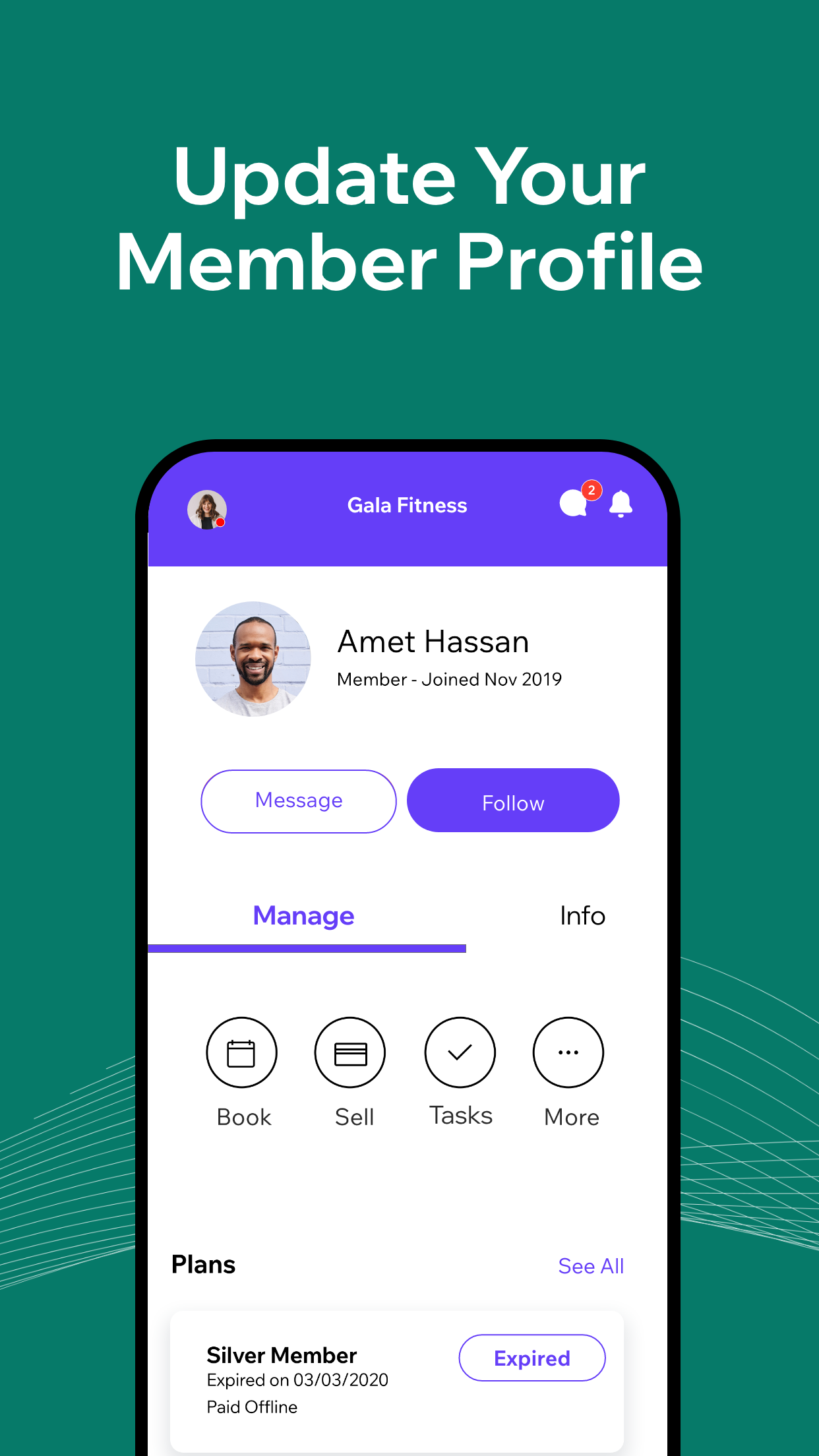اسکرین شات 6 برنامه Fit by Wix: Book, manage, pay