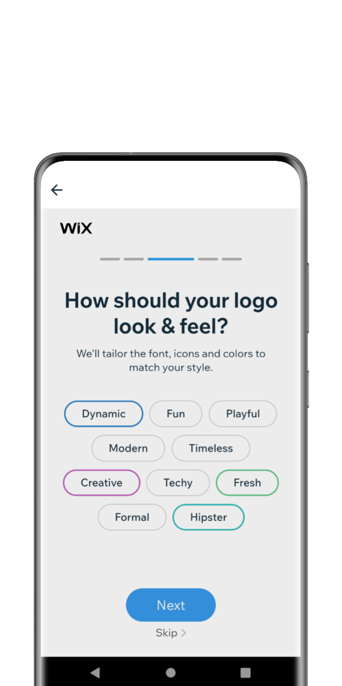 اسکرین شات 2 برنامه Wix Logo Maker