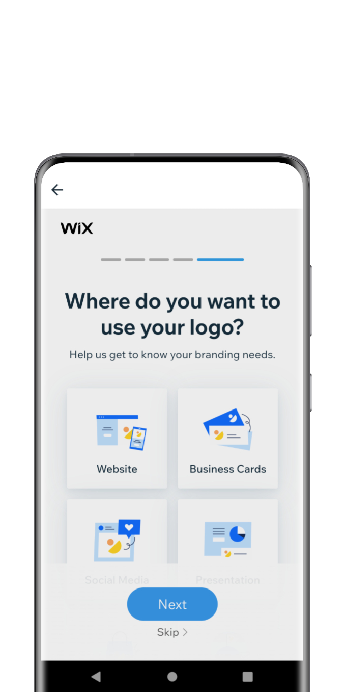اسکرین شات 3 برنامه Wix Logo Maker