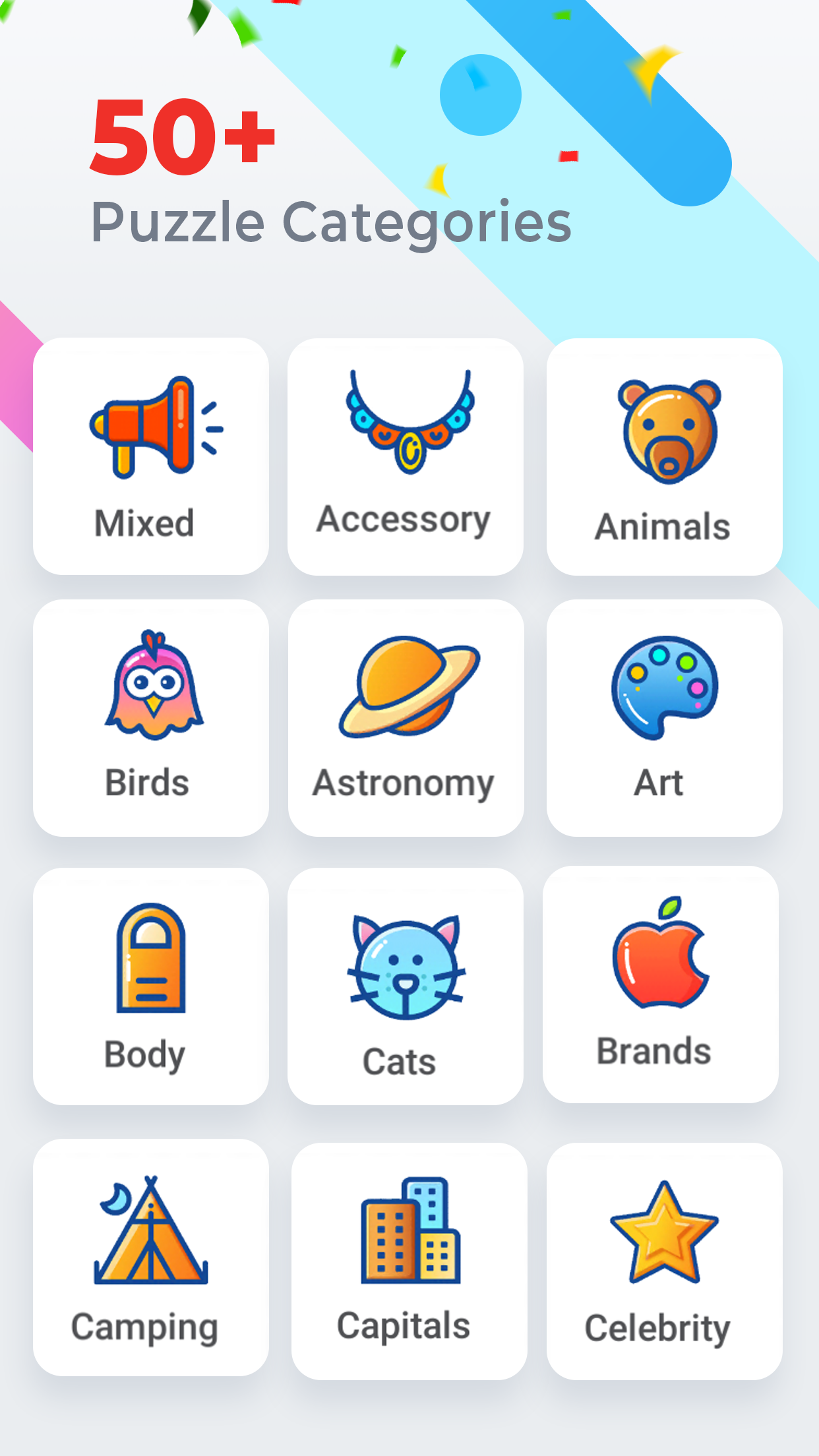 اسکرین شات 3 بازی Word Search Colorful