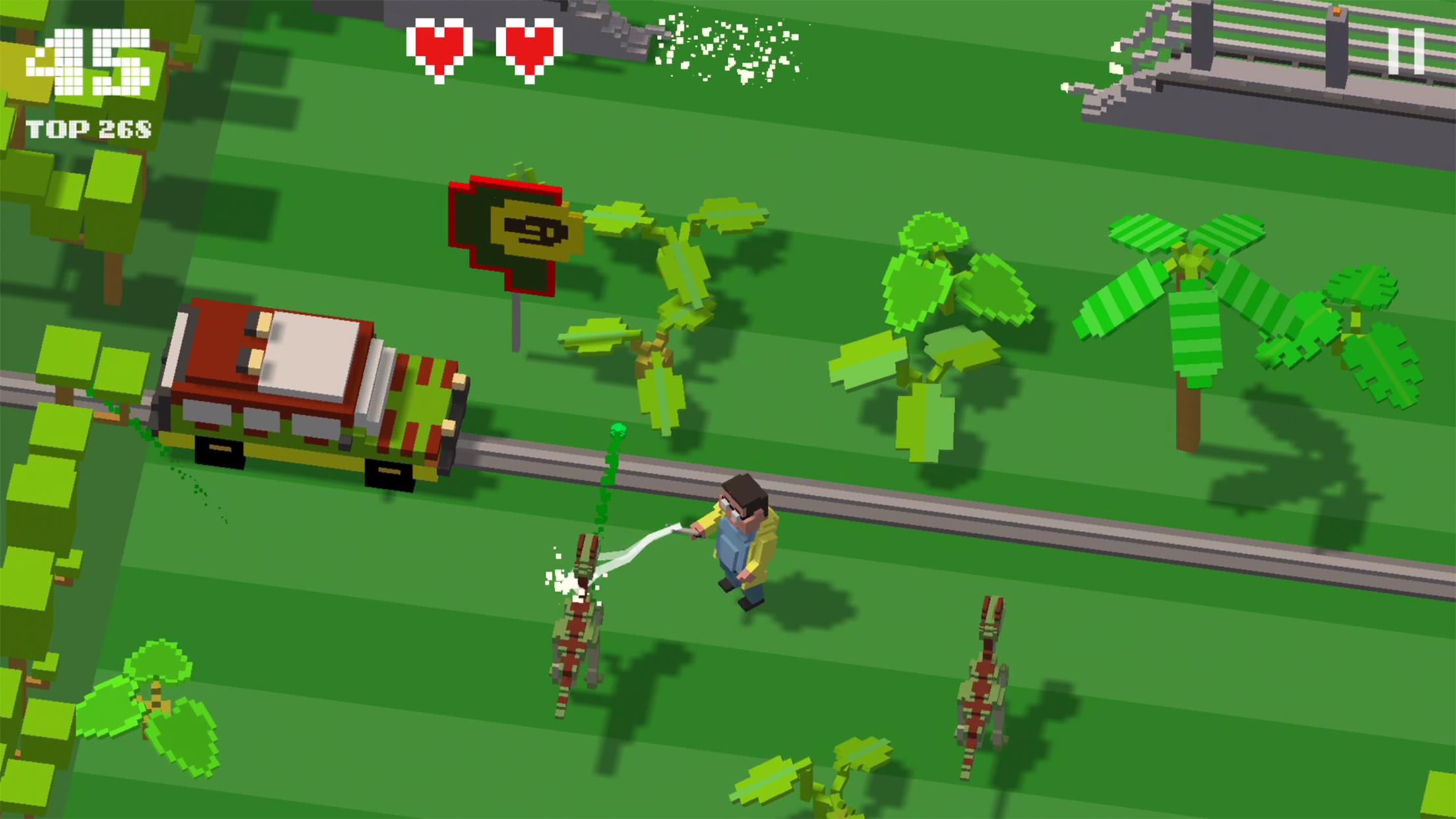 اسکرین شات 4 بازی Jurassic Hopper: Crossy Dinos