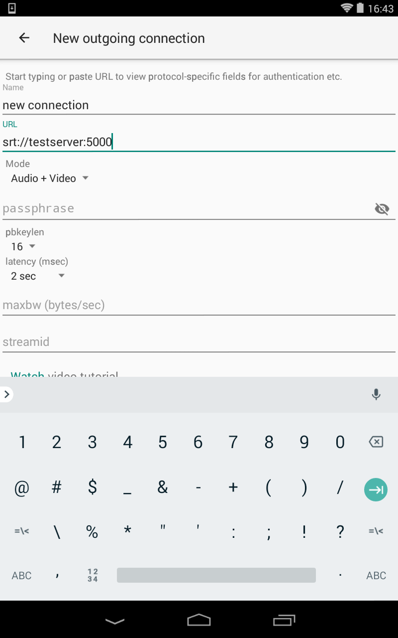 اسکرین شات برنامه Larix Broadcaster: Live Stream 4