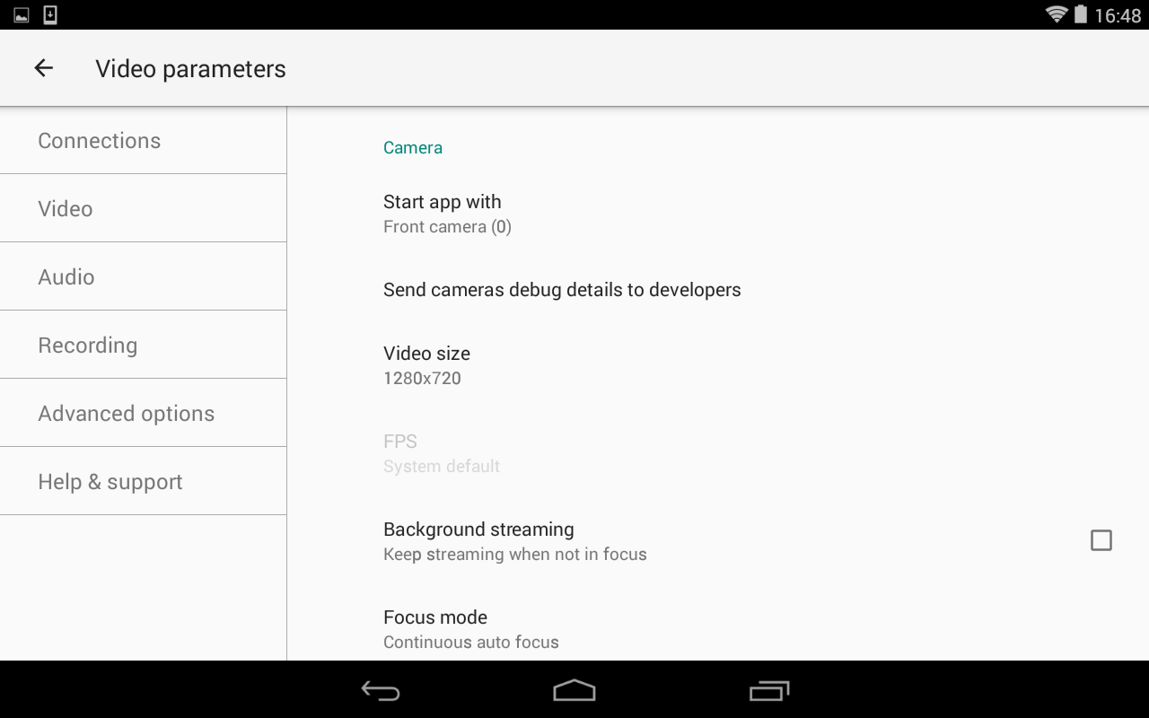 اسکرین شات 6 برنامه Larix Broadcaster: Live Stream