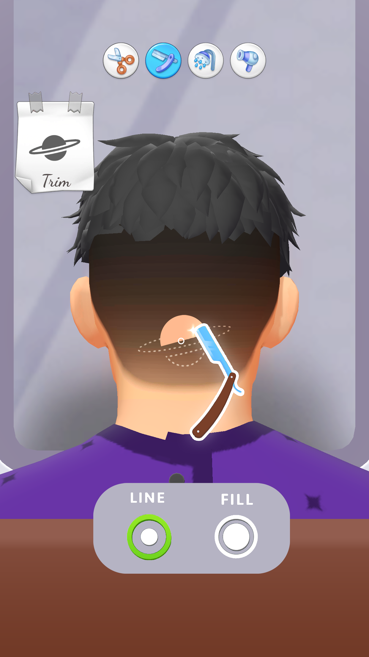 اسکرین شات 3 بازی Hair Tattoo: Barber Shop Game