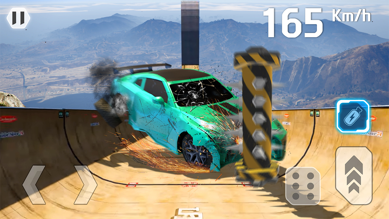 اسکرین شات 1 بازی Car Crash Racing: Stunt Master