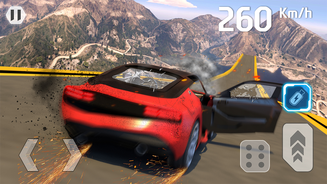 اسکرین شات 7 بازی Car Crash Racing: Stunt Master