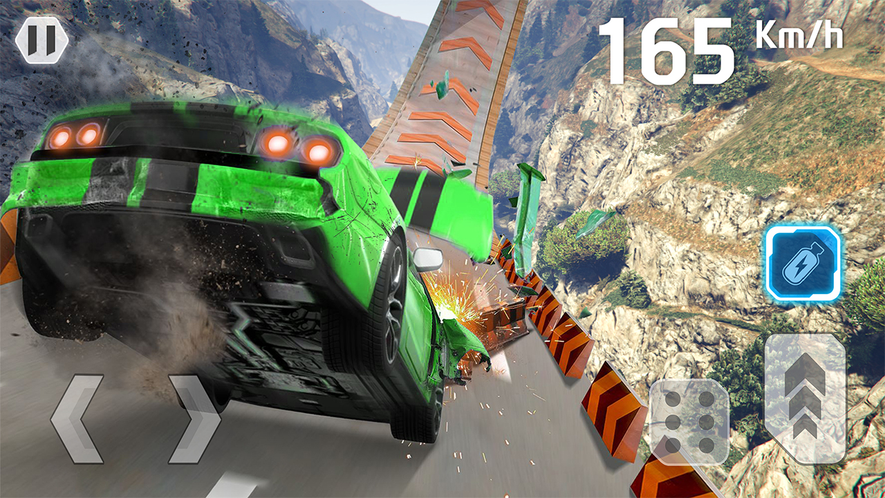 اسکرین شات 2 بازی Car Crash Racing: Stunt Master