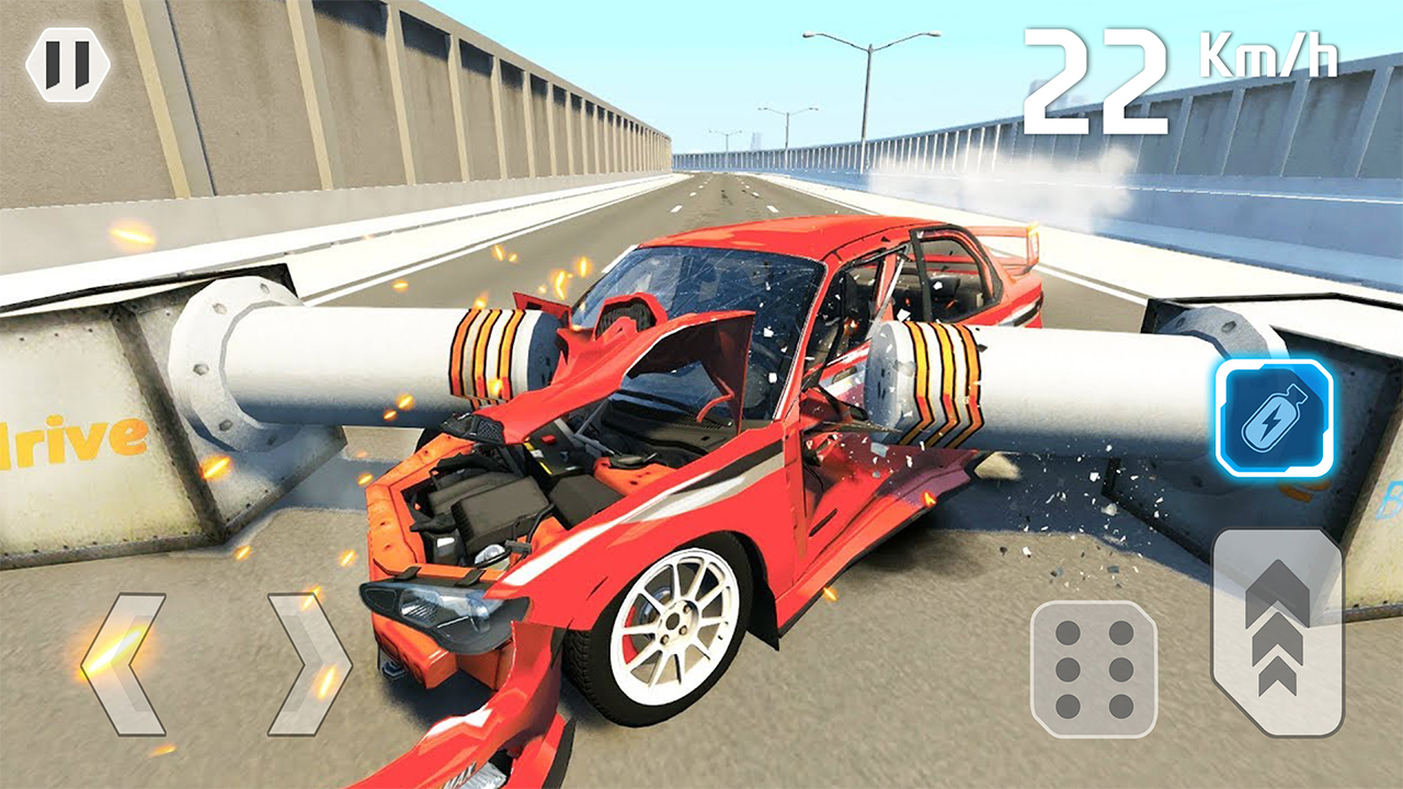 اسکرین شات 4 بازی Car Crash Racing: Stunt Master