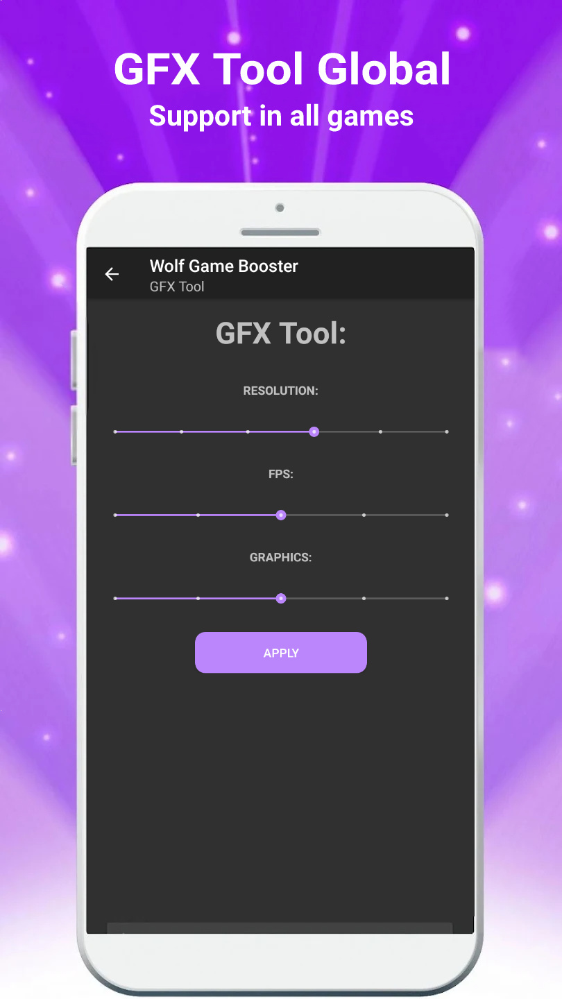 اسکرین شات 6 برنامه Wolf Game Booster & GFX Tool