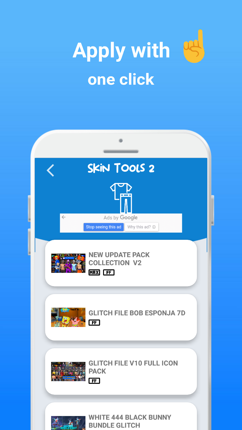 اسکرین شات 2 برنامه Skin Tools 2: Config FF No Ban