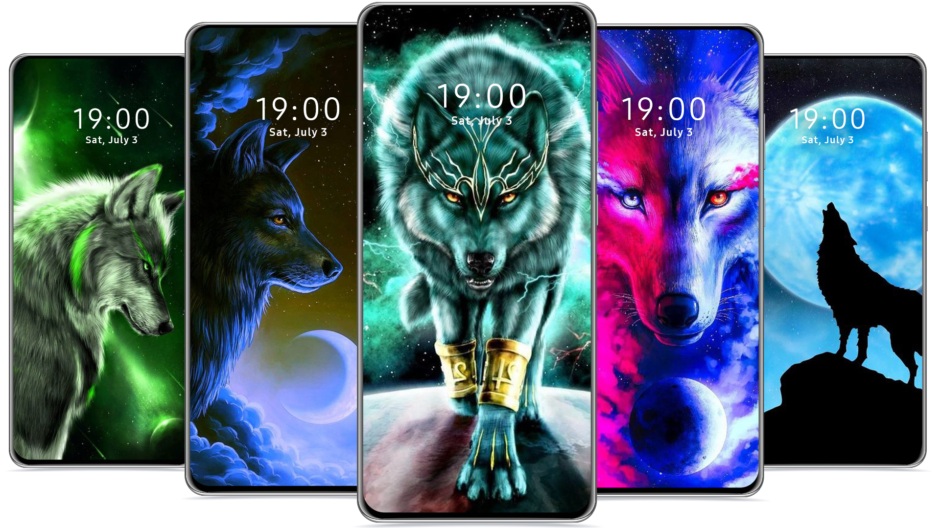اسکرین شات 5 برنامه Wolf Wallpaper