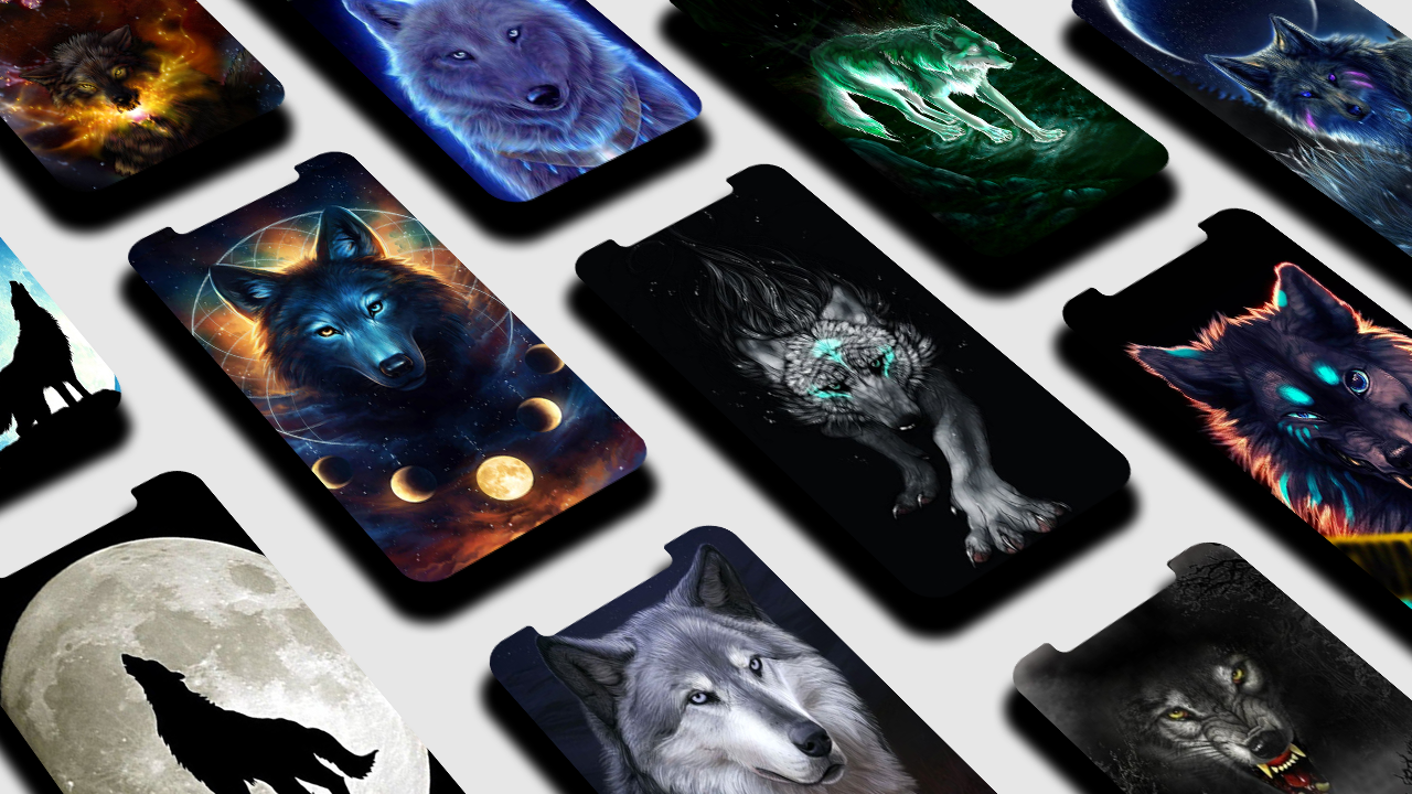 اسکرین شات 1 برنامه Wolf Wallpaper