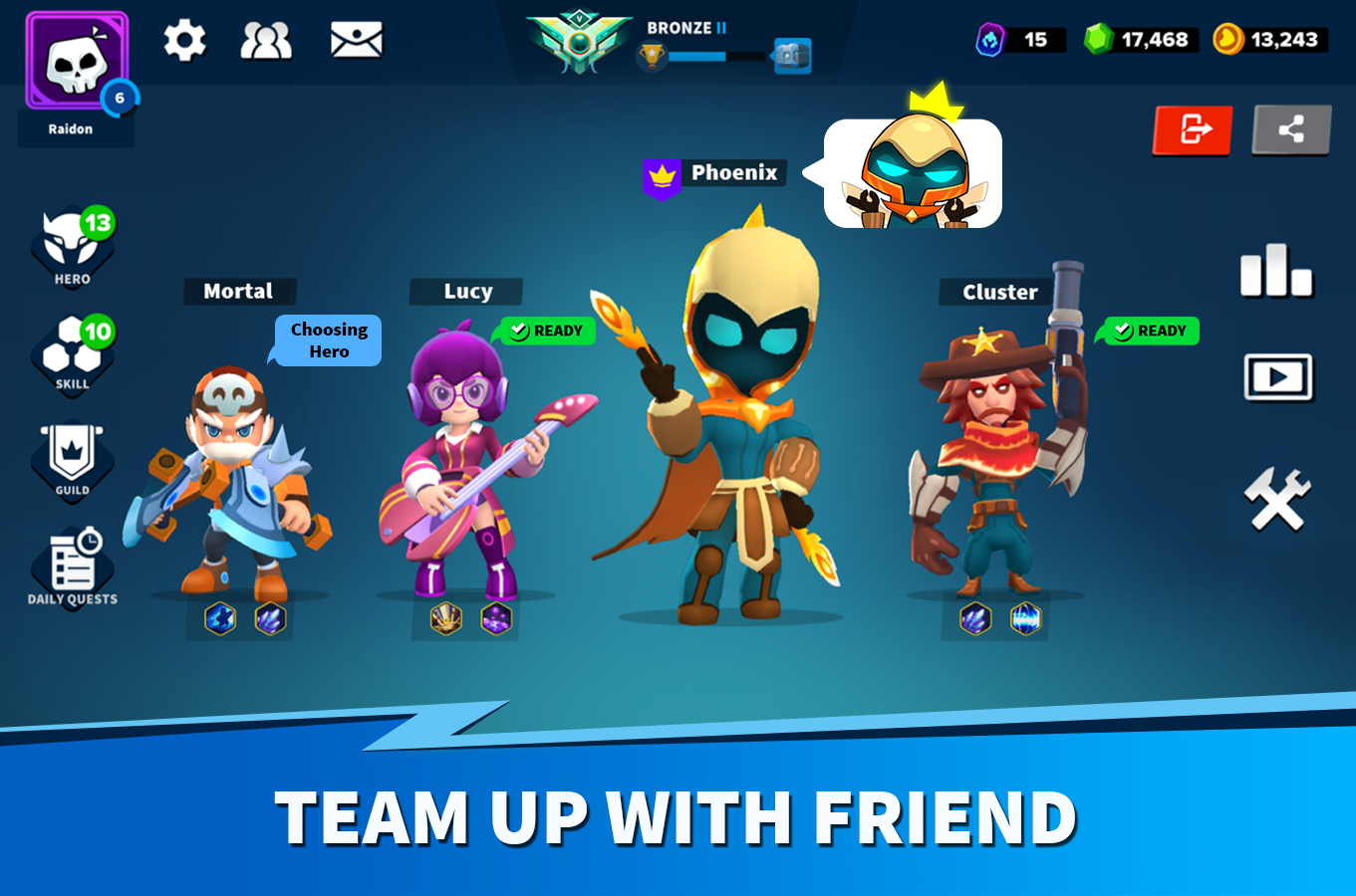 اسکرین شات 3 بازی Heroes Strike - Modern Moba &