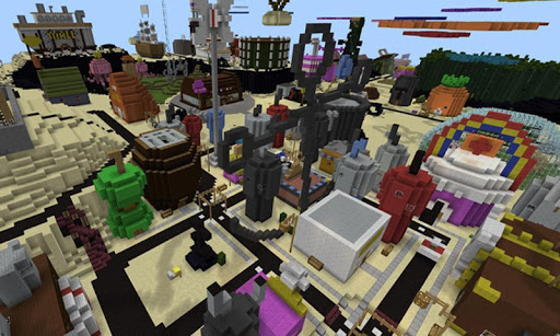 اسکرین شات 2 برنامه Bikini Bottom Maps for Minecraft