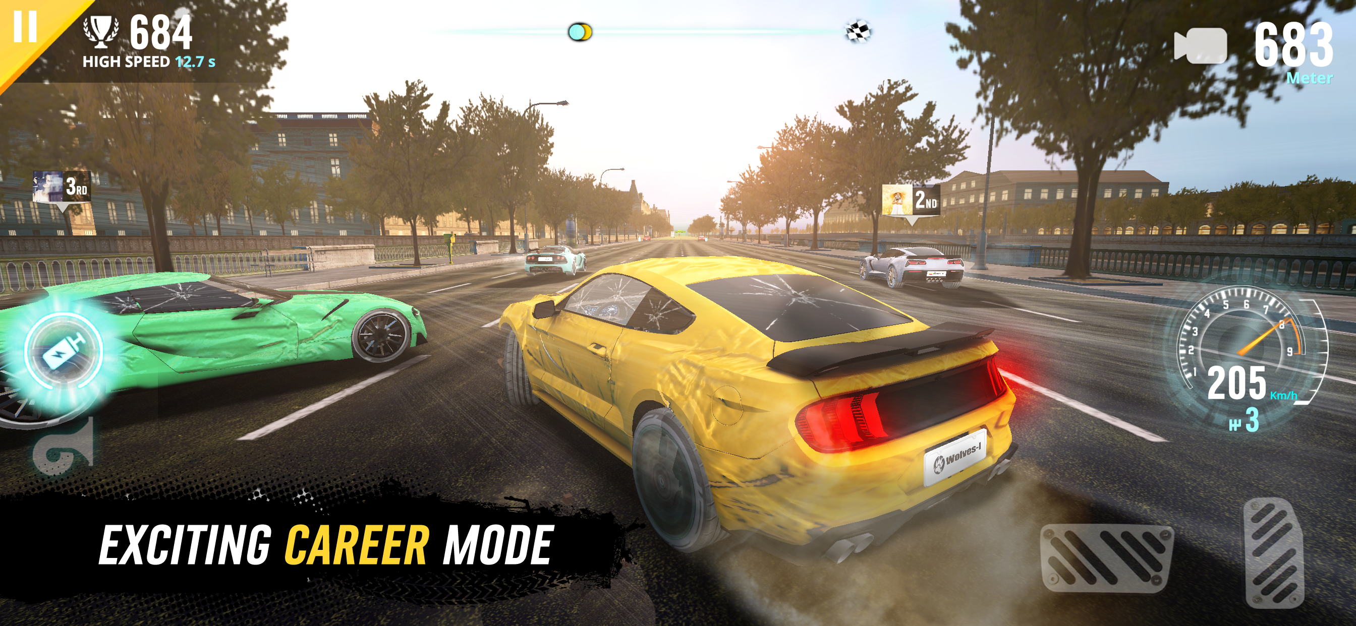 اسکرین شات 3 بازی Racing Go: Speed Thrills