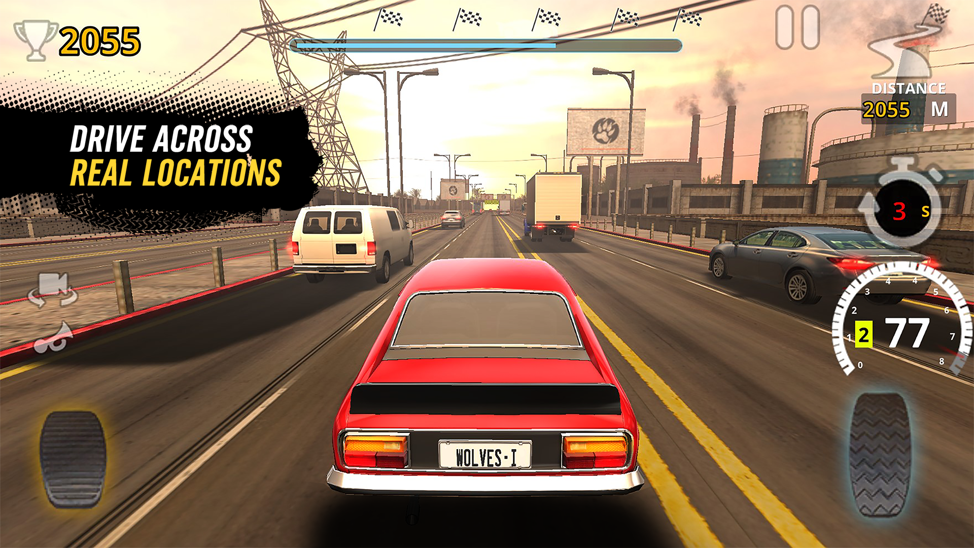 اسکرین شات 6 بازی Traffic Tour Classic - Racing