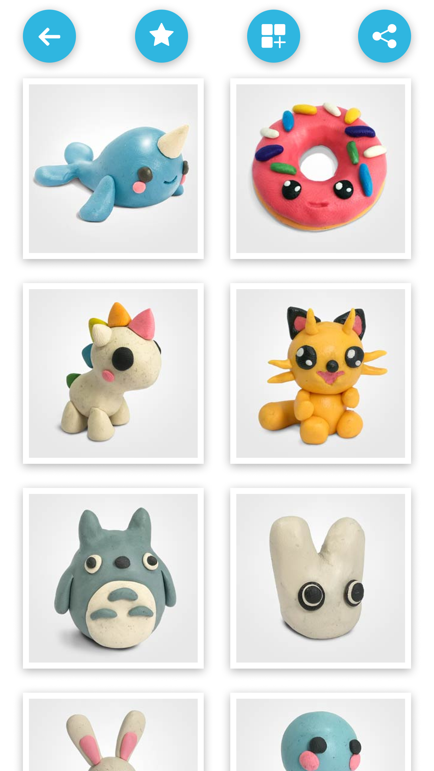 اسکرین شات 3 برنامه Clay Kawaii Cute Characters