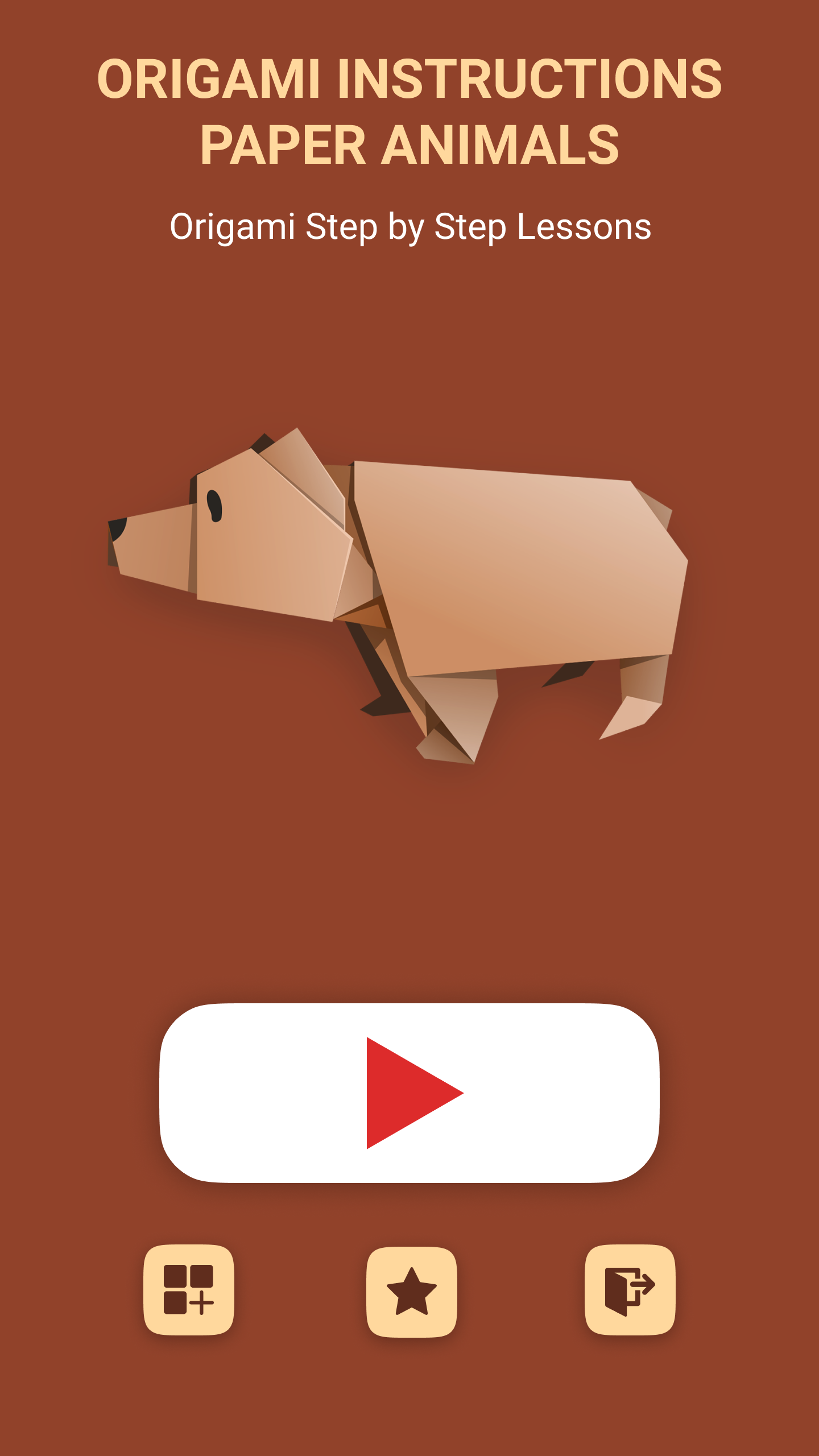 اسکرین شات 1 برنامه Origami Animal Schemes